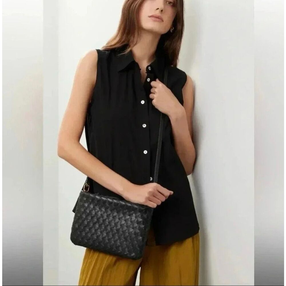 Madewell Signature Woven Crossbody Black